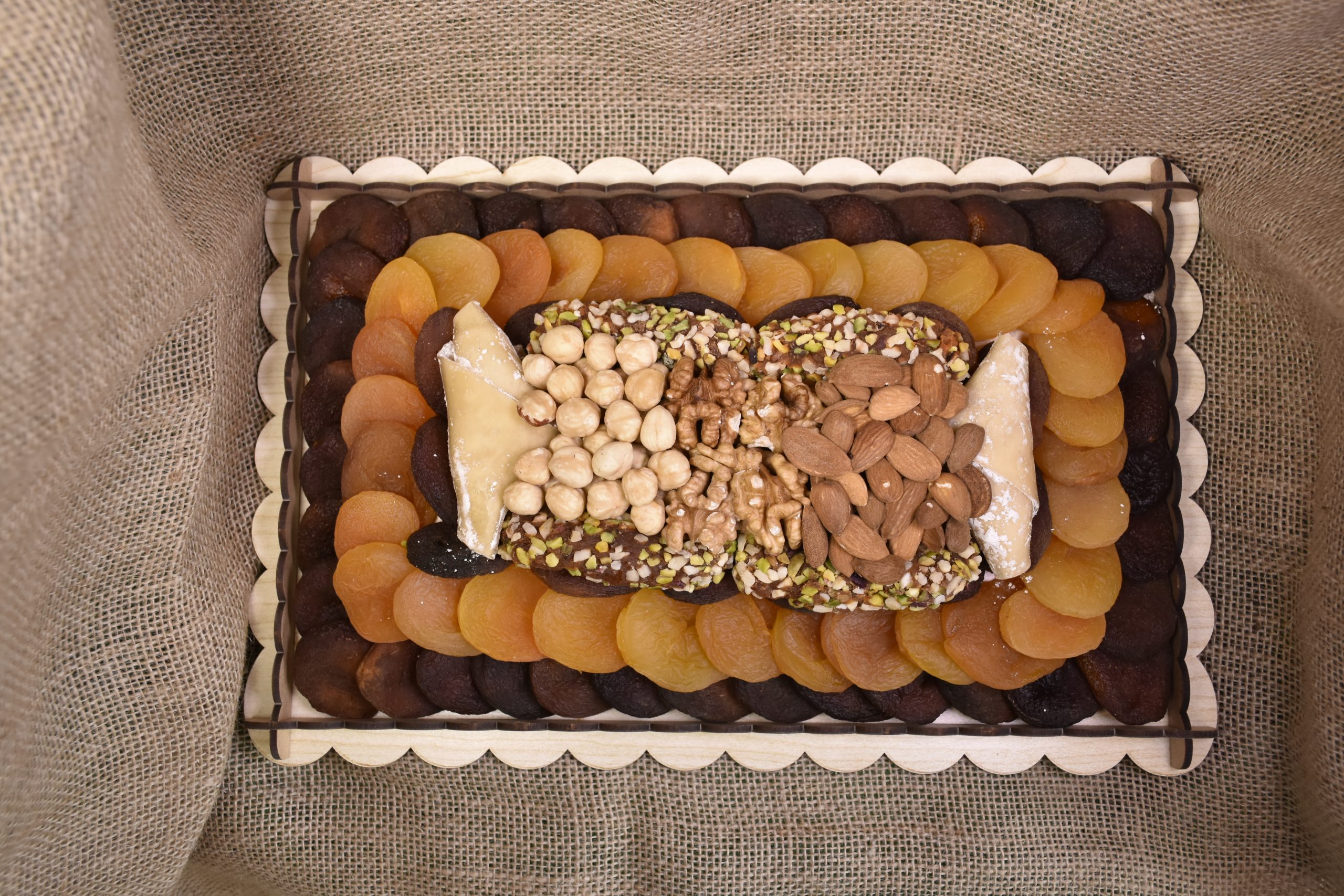 Large Special Layered Rectangular Apricot Gift Box - Image 2