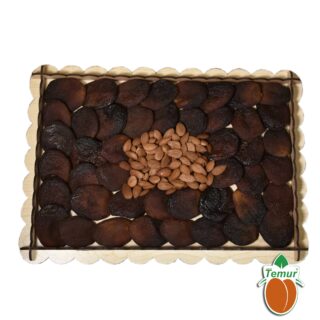 Large Special Selection Sun-Dried Apricots Wooden Rectangular Gift Box