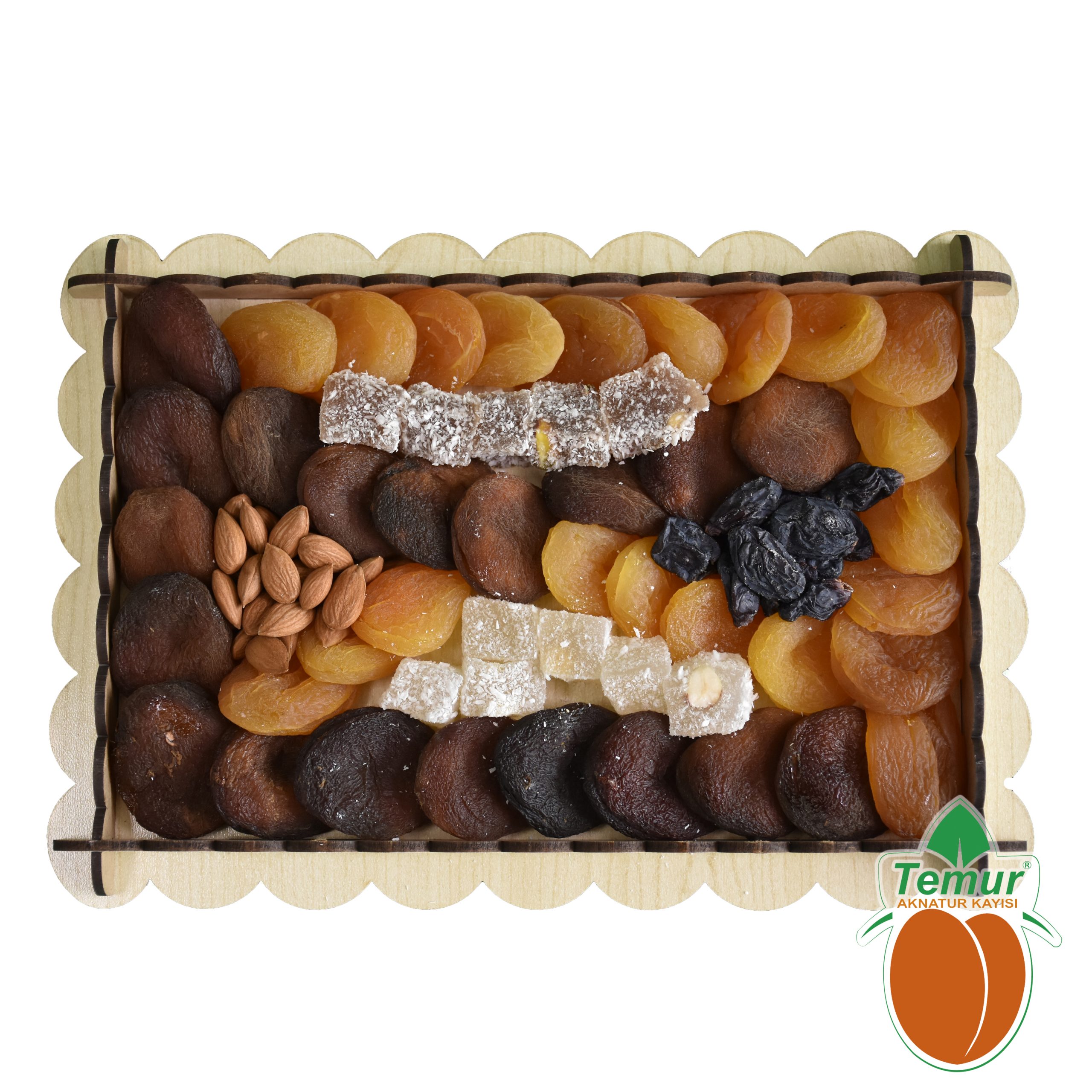 Small Wooden Rectangular Apricot Gift Box