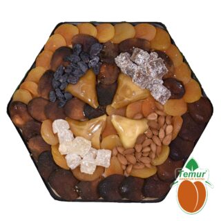 Hexagonal Large Apricot Gift Basket